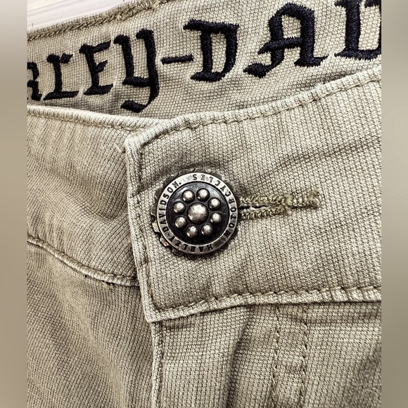 Harley Davidson Women’s Low Rise Moto Skinny Pants - Picture 7 of 11